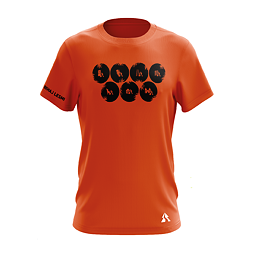 "Behaj lesmi" orange t-shirt