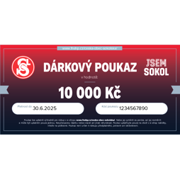 Poukaz Sokol 10000 Kč 2024/2025