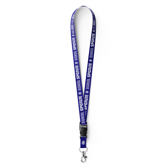 Lanyard Sokol spojuje modré