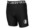 Black men's UA Sokol compression shorts