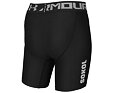 Black men's UA Sokol compression shorts